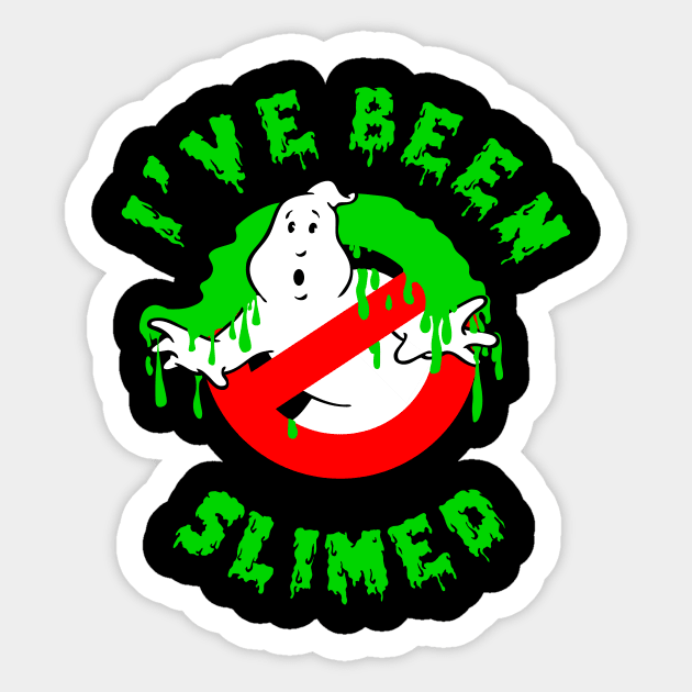 I've Been Slimed Ghost Classic Logo 2 Sticker by prometheus31